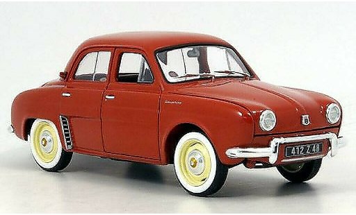 Renault Dauphine Base 1/18 Norev rouge 1958 miniature