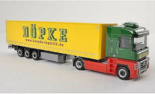 Renault Magnum Base 1/87 Herpa Dopke Spedition Gardinenplanen-SZ miniature