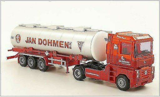 Renault Magnum Base 1/87 AWM Jan Dohmen Tank-Sattelzug miniature
