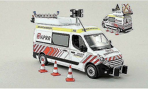 Renault Master Base 1/43 Norev L2H2 APRR Securite Autoroute miniature