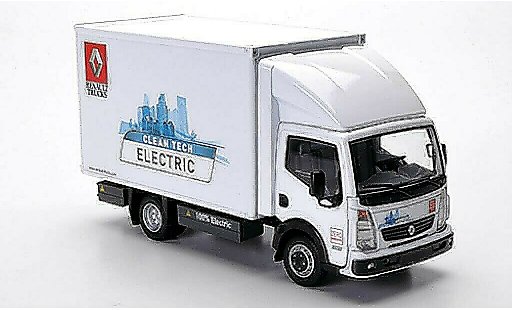Renault Maxity Electric 1/43 Eligor fourgon Clean Tech blanche miniature