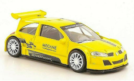 Renault Megane Trophy 1/43 Norev Sport jaune/grise miniature