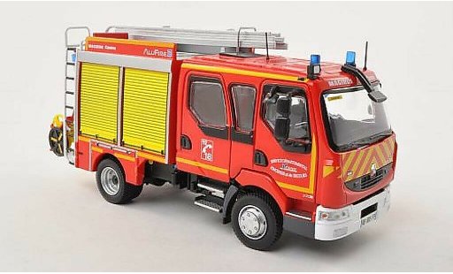 Renault Midlum Base 1/43 Eligor 220 FPTL Camiva Alufire3 Sevice Departemental Yonne Pompiers (F) miniature