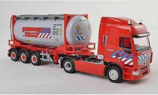 Renault Premium Base 1/87 Herpa Brandweer Pompiers (NL) Tankcontainer-SZ miniature