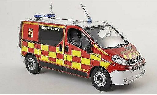 Renault Trafic Base 1/43 Norev Pompiers Secours Medical KTW (F) 2010 miniature