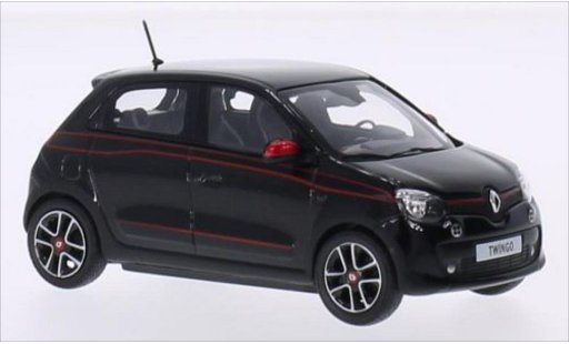 Renault Twingo SL Edition One 1/43 Norev noire/Dekor 2014 miniature