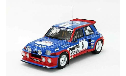 Renault 5 Turbo 1/18 Ottomobile maxi philips 198 miniature