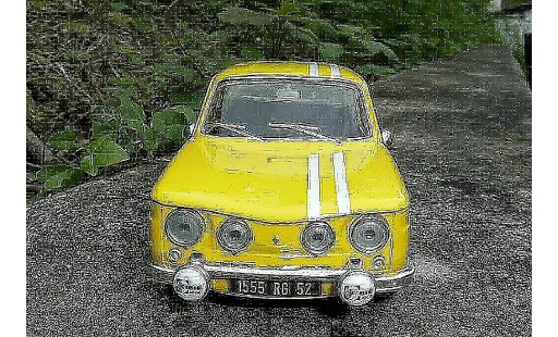 Renault 8 Gordini 1/18 Solido rallye monte-carlo 1969 miniature