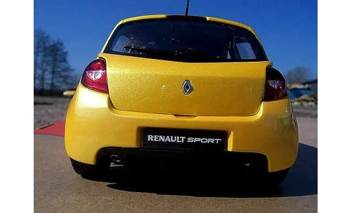 Renault Clio 3 RS 1/18 Solido jaune sirius miniature