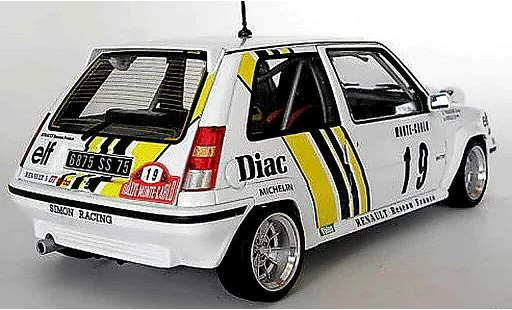 Renault 5 Turbo 1/18 Norev GT rallye jantes 13 alu miniature