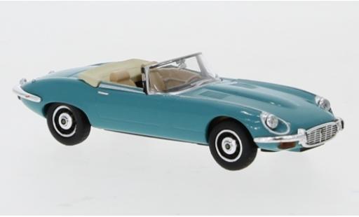 Miniature Jaguar E-Type 1/87 Ricko Roadster türkis Verdeck ouvert Jaguar E-Type 1/87 Ricko Roadster türkis Verdeck ouvert miniature