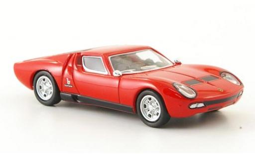 Miniature Lamborghini Miura 1/87 Ricko rouge 1966 Lamborghini Miura 1/87 Ricko rouge 1966 miniature