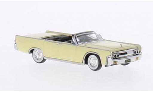 Miniature Lincoln Continental 1/87 Ricko Cabriolet jaune 1963 Lincoln Continental 1/87 Ricko Cabriolet jaune 1963 miniature