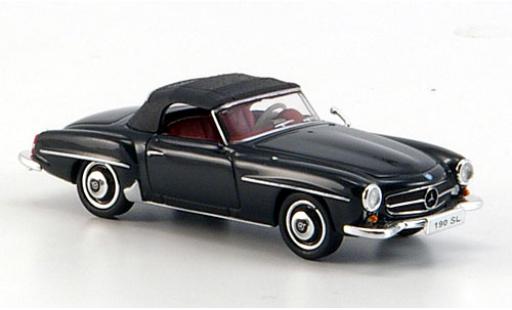 Miniature Mercedes 190 1/87 Ricko SL (W121 BII) noire Mercedes 190 1/87 Ricko SL (W121 BII) noire miniature