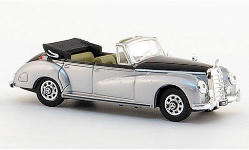 Mercedes 300 1/87 Ricko C Cabriolet grise/noire 1955 miniature
