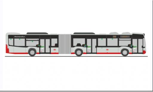 Miniature Mercedes Citaro 1/87 Rietze G DB - Rheinlandbus 2012 Mercedes Citaro 1/87 Rietze G DB - Rheinlandbus 2012 miniature