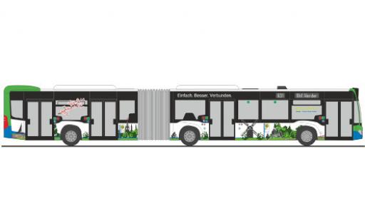 Miniature Mercedes Citaro 1/87 Rietze G Regiobus Potsdam Mittelmark 2015 Mercedes Citaro 1/87 Rietze G Regiobus Potsdam Mittelmark 2015 miniature