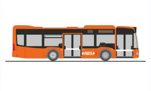 Miniature Mercedes Citaro 1/87 Rietze K RBS (CH) 2012 Mercedes Citaro 1/87 Rietze K RBS (CH) 2012 miniature