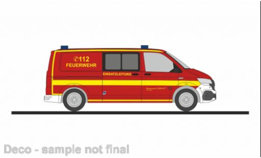 Miniature Volkswagen T6 1/87 Rietze .1 bus pompiers Lübeck Volkswagen T6 1/87 Rietze .1 bus pompiers Lübeck miniature