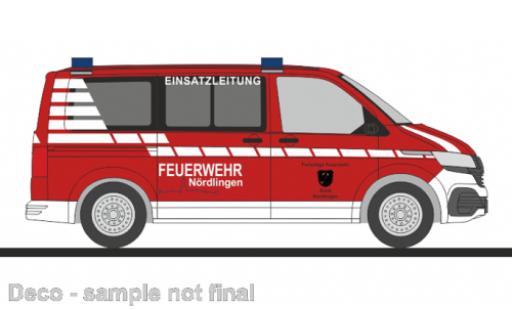 Miniature Volkswagen T6 1/87 Rietze .1 bus pompiers Nördlingen Volkswagen T6 1/87 Rietze .1 bus pompiers Nördlingen miniature