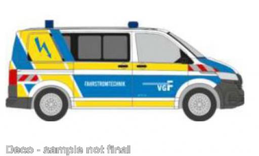 Volkswagen T6 1/87 Rietze .1 bus VGF Frankfurt Fahrstromtechnik miniature