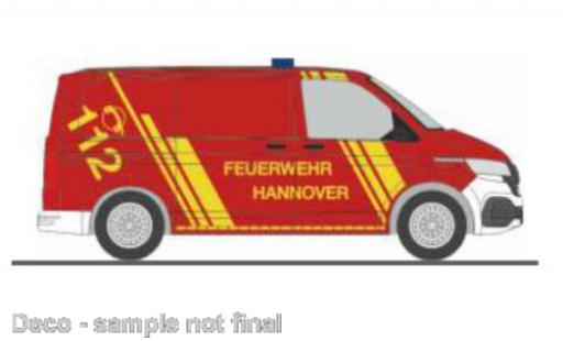 Miniature Volkswagen T6 1/87 Rietze .1 fourgon pompiers Hannover Volkswagen T6 1/87 Rietze .1 fourgon pompiers Hannover miniature