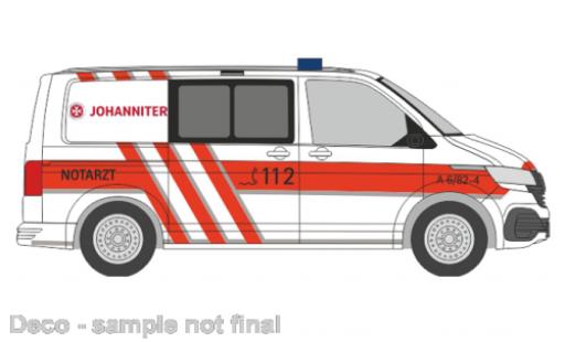 Volkswagen T6 1/87 Rietze .1 la Johanniter Stuttgart miniature