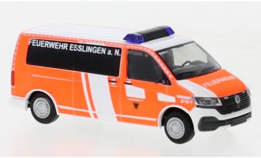 Miniature Volkswagen T6 1/87 Rietze .1 pompiers Esslingen am Neckar Volkswagen T6 1/87 Rietze .1 pompiers Esslingen am Neckar miniature