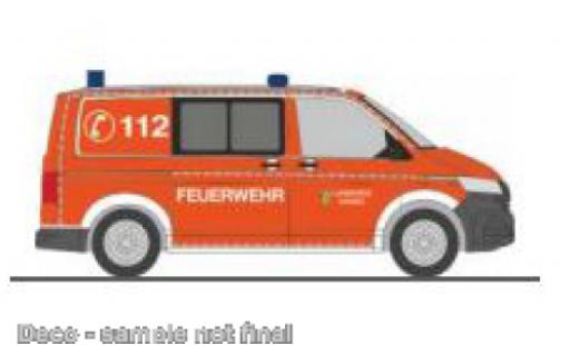 Miniature Volkswagen T6 1/87 Rietze .1 pompiers Landkreis Kassel Volkswagen T6 1/87 Rietze .1 pompiers Landkreis Kassel miniature