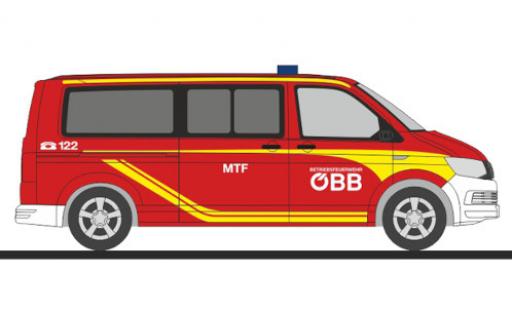 Volkswagen T6 1/87 Rietze bus Betriebsfeuerwehr ÖBB miniature