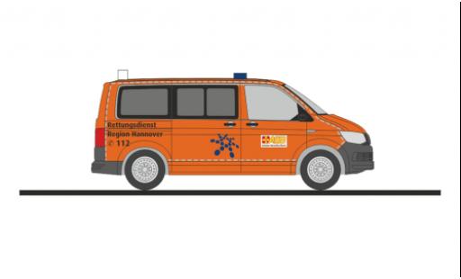 Volkswagen T6 1/87 Rietze bus médecin d ASB Region Hannover miniature
