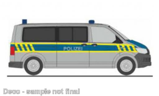 Miniature Volkswagen T6 1/87 Rietze bus police Sachsen-Anhalt Volkswagen T6 1/87 Rietze bus police Sachsen-Anhalt miniature