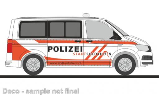 Miniature Volkswagen T6 1/87 Rietze bus police Solothurn (CH) Volkswagen T6 1/87 Rietze bus police Solothurn (CH) miniature