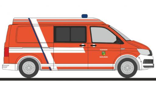 Miniature Volkswagen T6 1/87 Rietze bus pompiers Cadolzburg Volkswagen T6 1/87 Rietze bus pompiers Cadolzburg miniature