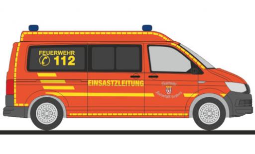 Miniature Volkswagen T6 1/87 Rietze bus pompiers Siegburg Volkswagen T6 1/87 Rietze bus pompiers Siegburg miniature