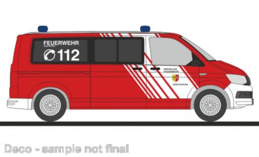 Miniature Volkswagen T6 1/87 Rietze bus pompiers Sonthofen Volkswagen T6 1/87 Rietze bus pompiers Sonthofen miniature
