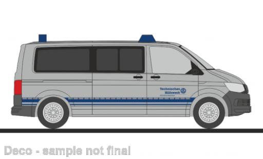 Volkswagen T6 1/87 Rietze bus THW Mannheim miniature