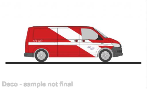 Volkswagen T6 1/87 Rietze fourgon aéroport Frankfurt Main AG miniature