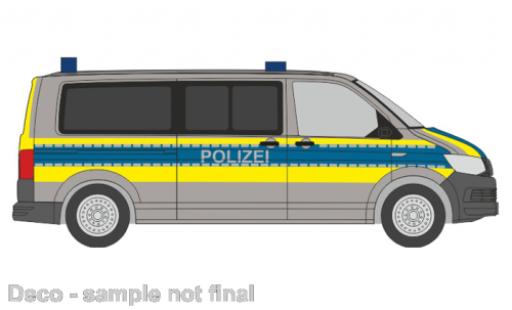 Miniature Volkswagen T6 1/87 Rietze police Basse-Saxe Volkswagen T6 1/87 Rietze police Basse-Saxe miniature