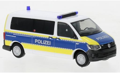 Miniature Volkswagen T6 1/87 Rietze police Brandenburg Volkswagen T6 1/87 Rietze police Brandenburg miniature