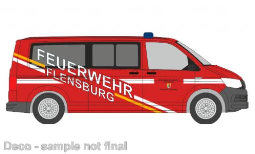 Miniature Volkswagen T6 1/87 Rietze pompiers Flensburg - Engelsby Volkswagen T6 1/87 Rietze pompiers Flensburg - Engelsby miniature