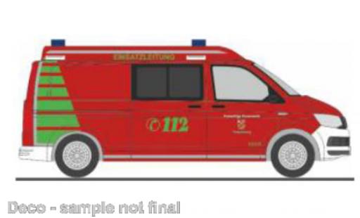 Miniature Volkswagen T6 1/87 Rietze pompiers Petersberg Volkswagen T6 1/87 Rietze pompiers Petersberg miniature
