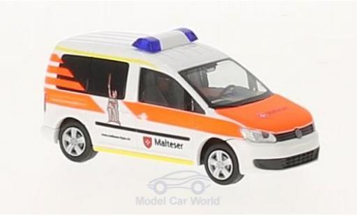 Miniature Volkswagen Caddy 1/87 Rietze Malteser Lippe 2011 Volkswagen Caddy 1/87 Rietze Malteser Lippe 2011 miniature