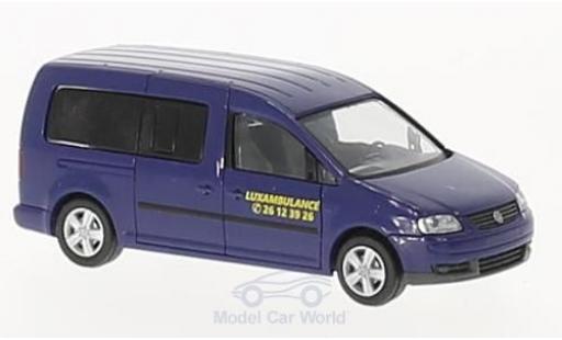 Miniature Volkswagen Caddy 1/87 Rietze Maxi Luxambulance (LU) Volkswagen Caddy 1/87 Rietze Maxi Luxambulance (LU) miniature