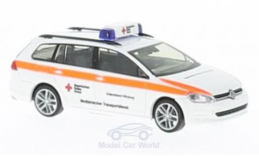 Miniature Volkswagen Golf VII 1/87 Rietze VII Variant BRK Würzburg Volkswagen Golf VII 1/87 Rietze VII Variant BRK Würzburg miniature