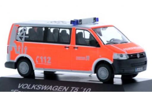 Volkswagen T5 1/87 Rietze Bus Feuerwehr Düsseldorf 2010 miniature