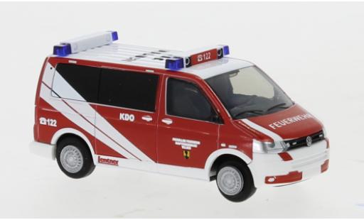 Volkswagen T5 1/87 Rietze Bus Feuerwehr Villach 2010 miniature