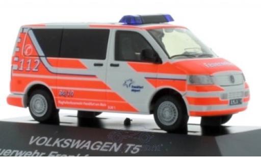 Volkswagen T5 1/87 Rietze Bus Flughafenfeuerwehr Frankfurt/Main miniature