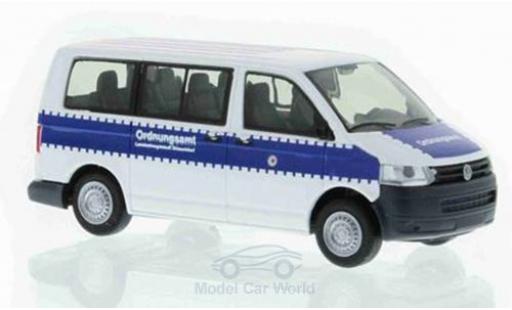 Volkswagen T5 1/87 Rietze Bus Ordnungsamt Düsseldorf 2010 miniature