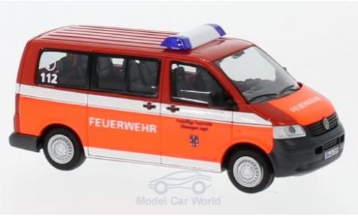 Miniature Volkswagen T5 1/87 Rietze Feuerwehr Ellwangen 2003 Volkswagen T5 1/87 Rietze Feuerwehr Ellwangen 2003 miniature